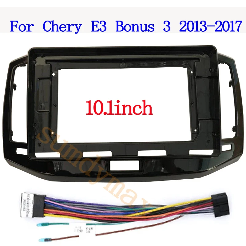 

1/2Din Car DVD Frame Audio Fitting Adaptor Dash Trim Facia Panel 10.1inch For Chery E3 Bonus 3 2013-2017 car Radio Player fascia