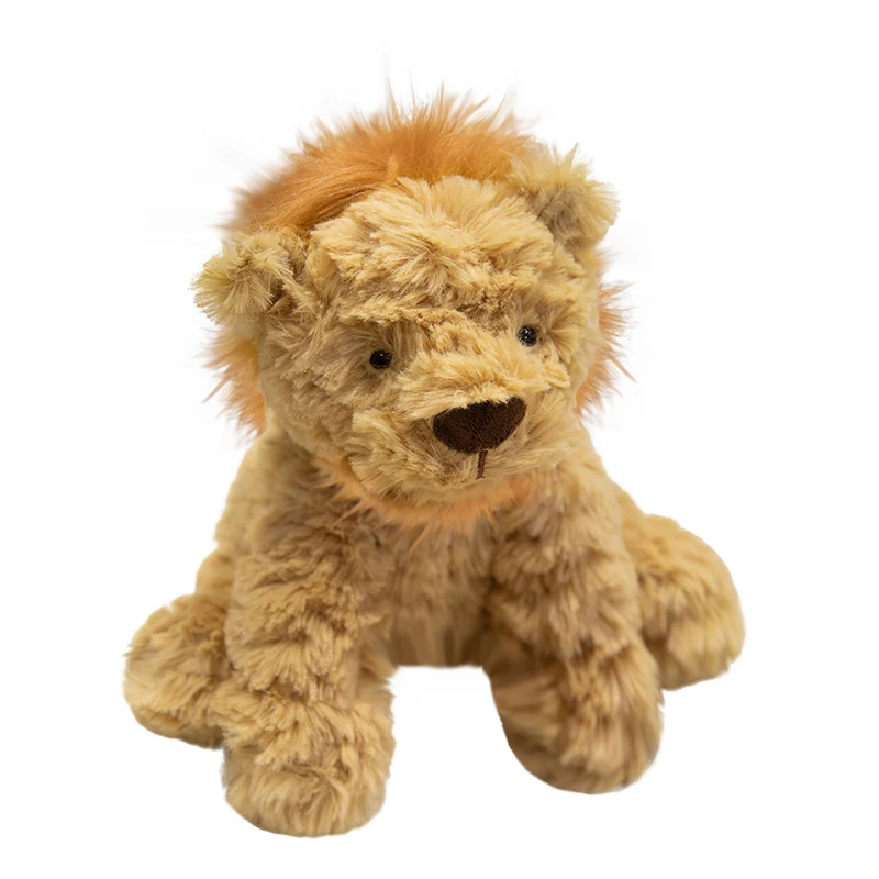25cm Super Cute Jungle Lion Plush Toy Movie Stuffed Animals Cartoon Lion Doll Toys for Kids Room Decor Girls Boys Birthday Gifts