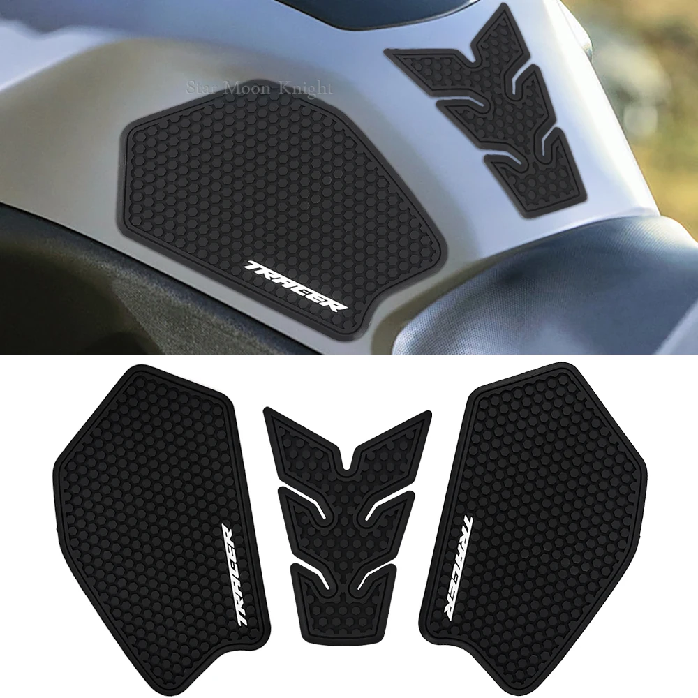 Protége-Réservoirs pour Yamaha pour Tracer 700 pour TRACER700 pour Tracer 7 pour GT 20 21 Tampon Réservoir Carburant Latéral Autocollants Protection Genou Grip Traction Pad Sticker Réservoir (Couleur