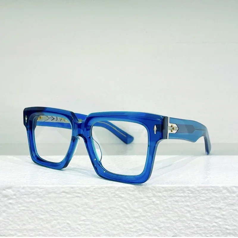 JMM BELIZE Luxury Fashion Handmade Acetate Square Large Frame Men's and Women's Glasses Frame Optical Glasses Presbyopia Glasses