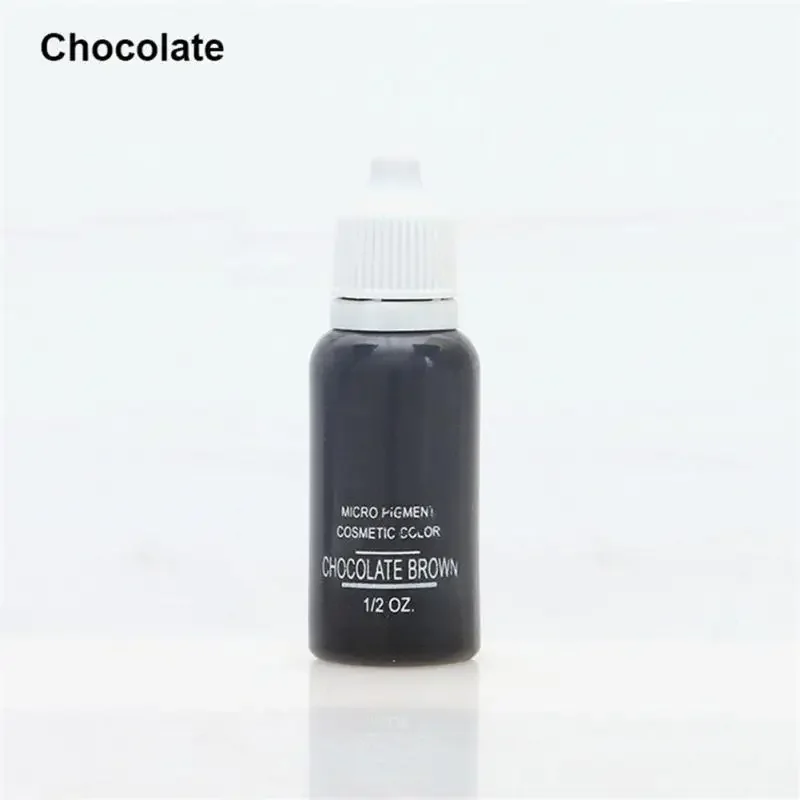 Tattoo Ink Microblading Pigments 23 Colors Permanent Makeup Color Natural Eyebrow Dye Plant For Tattoos Eyebrow Lips 15ml/bottle