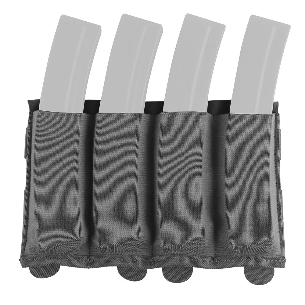 Fourfold Carry Lightweight Elastic Submachine Gun Mag Pouch