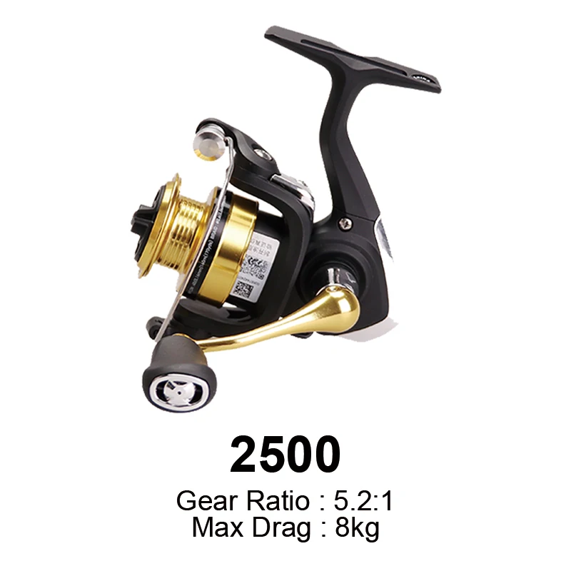 Original New 2023 Daiwa Rs Spinning Fishing Reels 500-4000 2+1bb Gear Ratio  5.2:1 Metal Spool Saltwater Wheel Fishing Reel - Fishing Reels - AliExpress