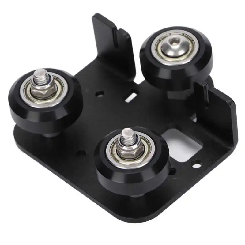 3D Printer Back Support Plate Black Metal With Pulley for Ender3 V2 3d printer build plate