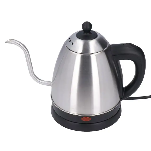 1.2L Electric Gooseneck Coffee Kettle – Stainless Steel, Heat Resistant, Non-Slip Design, EU Plug 220V 6