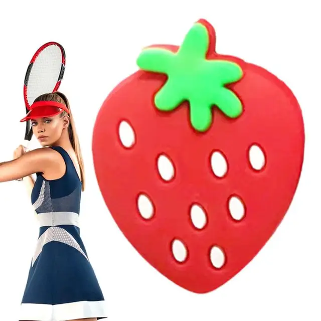 Protective Tennis Racket Vibration Dampeners Silicone Anti-Vibration Tennis Shockproof Absorber Cartoon Shock Pad Accessories
