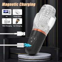 Automatische elektrische Kolben rotierende Sauger männlich Blowjob Mastur bator Tasse Vagina Dildo echte orale Vibrator Sexspielzeug für Männer Maschine 4