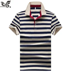 summer 95% cotton Classic Striped Polo Shirt men Short Sleeve Camisas men's streetwear business casual polo homme Brand Clothing
