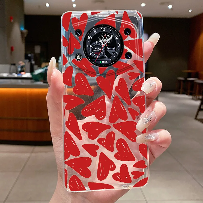 Stylish Transparent Silicone Shockproof Butterfly Design Soft Phone Case