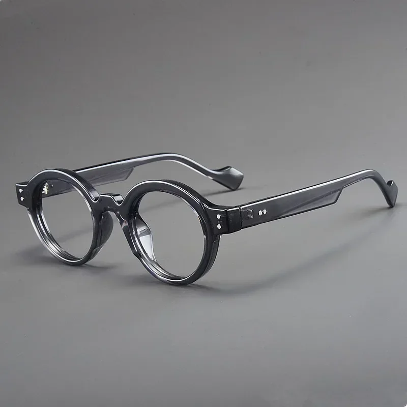Unisex Retro Round Anti-Blue Light Ultra-Light Reading Glasses (Diopter +0.0 to +4.0)
