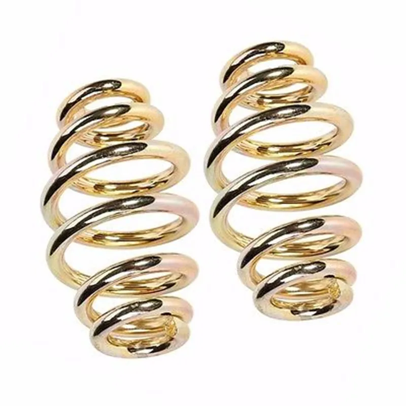 

Gold 3" Spiral Solo Seat Springs for Harley Chopper Bobber Softail Sportster CB