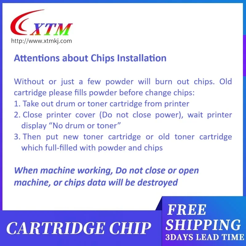 40K compatible MX-500 MX500 toner reset chip For Sharp MX-M283 M363U M453U M503U M363N M453N M503N Laser printer