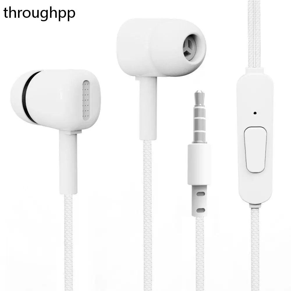 

Wired Headphones With Microphone Wire-Controlled In-Ear Headphones Music Sport Earphones Gaming Headset Bass