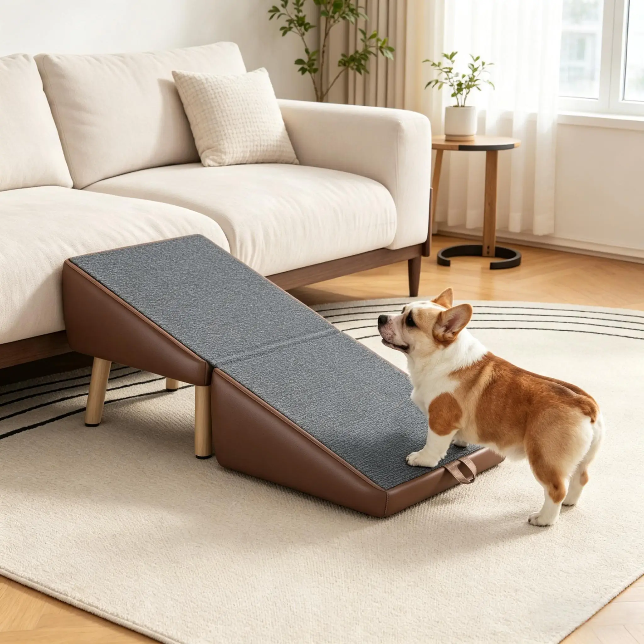 2-in-1 Foldable Pet Steps 1