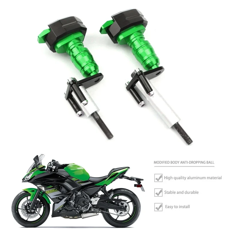 

Motorcycle Falling Protection Frame Slider Fairing Guard Crash Protector For KAWASAKI NINJA400 NINJA 400 Z400 2018-2023 2022