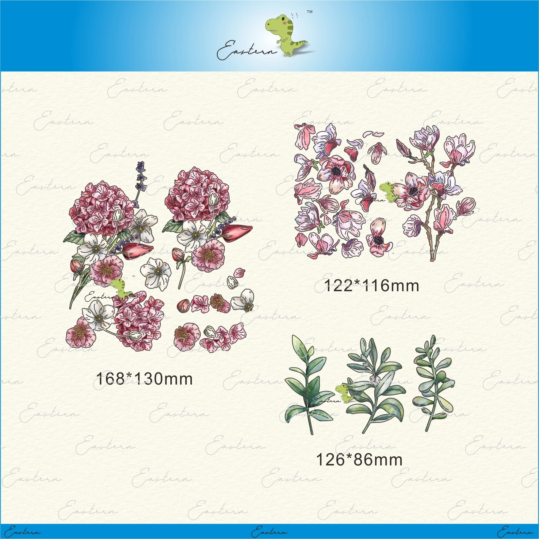 

Calypso Florals Die Bundle metal cutting dies 2023 new diy molds Scrapbooking Paper Making die cuts crafts Printed Sheet