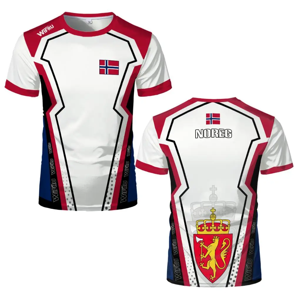 Noorwegen voetbal trainingsshirt ademend sneldrogend sport_voghion.com