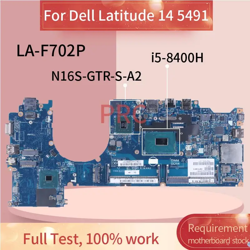 14 LA-F702P Para Dell Latitude 5491 Laptop Motherboard 0HP51G 0TRCDC DDP70  i5 I7 N16S-GTR-S-A2 940MX 2GB DDR4 Notebook Mainboard - AliExpress