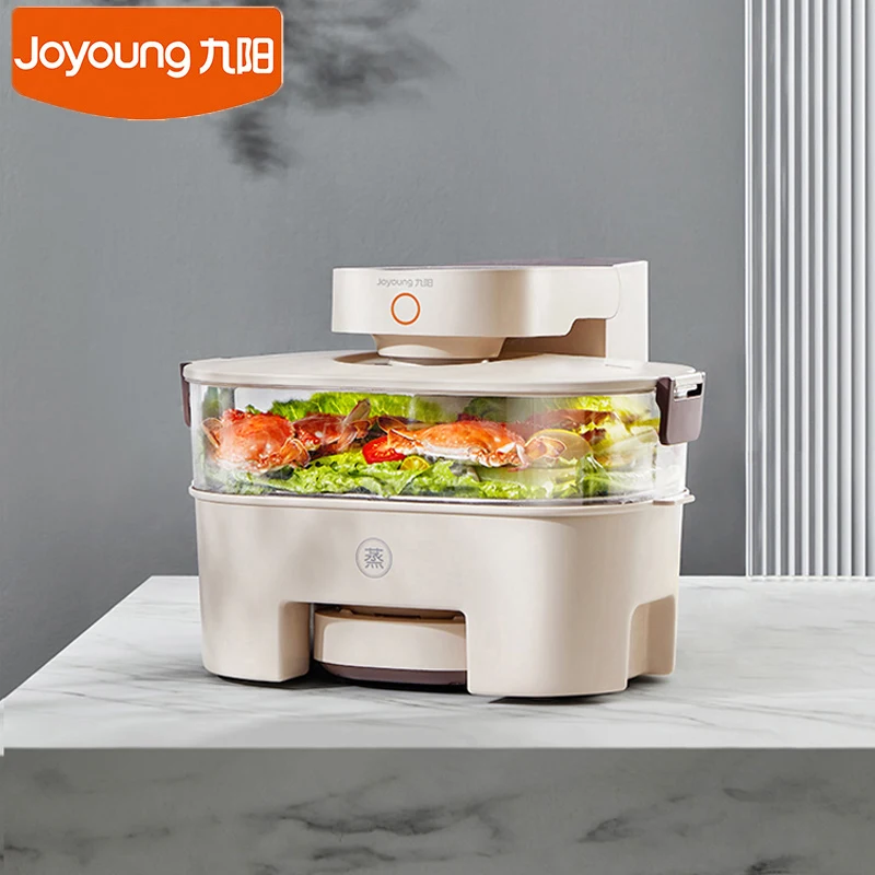 Joyoung Electric Steamer GZ512 Multifunction Double Layer Food Steaming Cooking Pot For Breakfast Kitchen