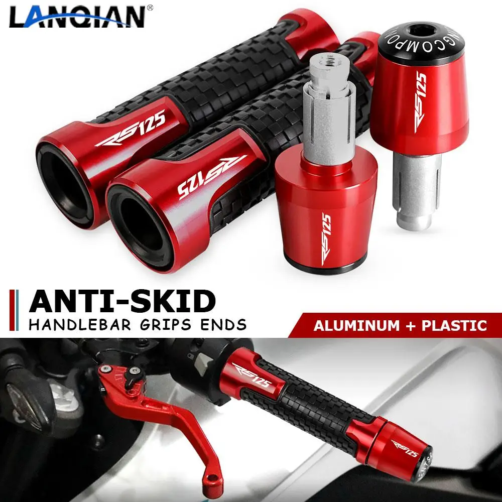 

22MM Motorcycle Handlebar Grips Handle Bar Cap End Plugs For Aprilia RS4 50 RS125 RS250 RS 660 1998 1999 2000 2001 2002 2003