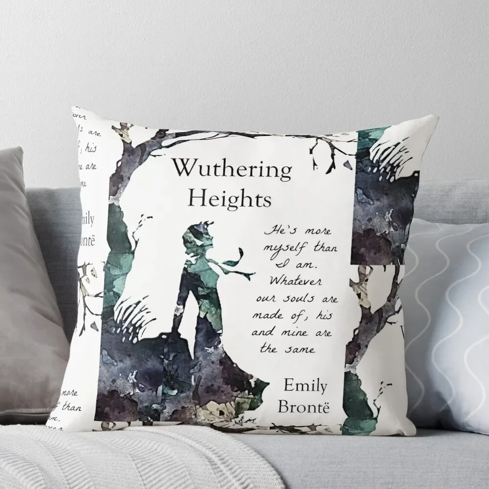 

Wuthering Heights, Emily Bronte Throw Pillow christmas supplies Sitting Cushion
