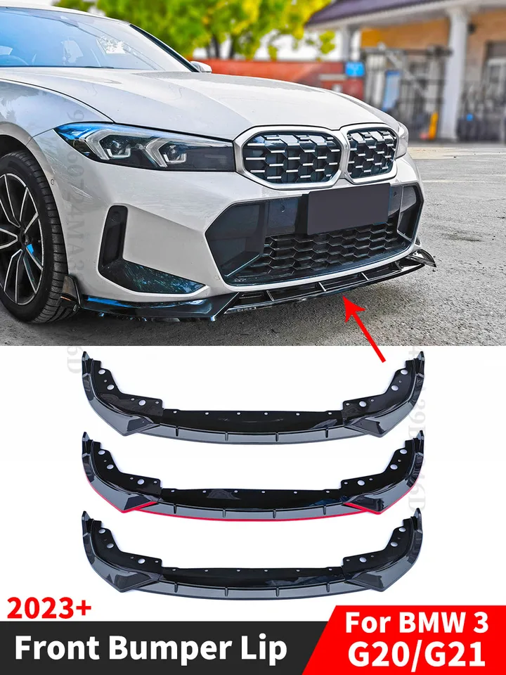 Front stoßstange Lippen splitter Luft damm Deflektor Verkleidung für BMW  G20 G21 3er 330i 320d m340i Touring Xdrive Tuning Zubehör - AliExpress