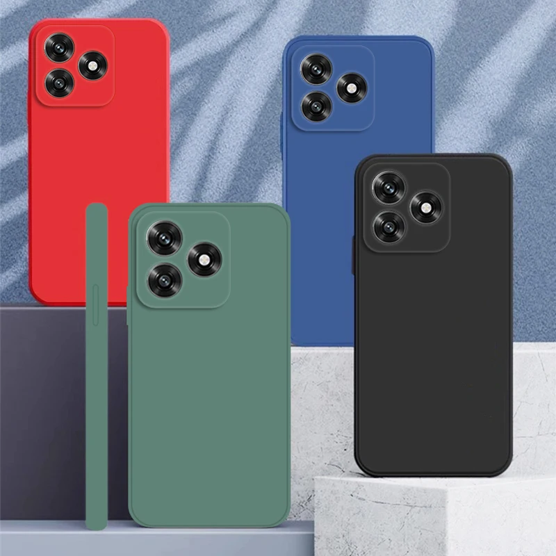 Pour Honor X5c Plus étui Honor X5c Plus couverture souple liquide Silicone Durable coque de protection coques de téléphone sur Honor X5c Funda