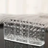 1PC Clear Acrylic Makeup Brush Holder Desk Cosmetic Organiser Lipstick Storage Lipstick Storage Holder rangement maquillage 2