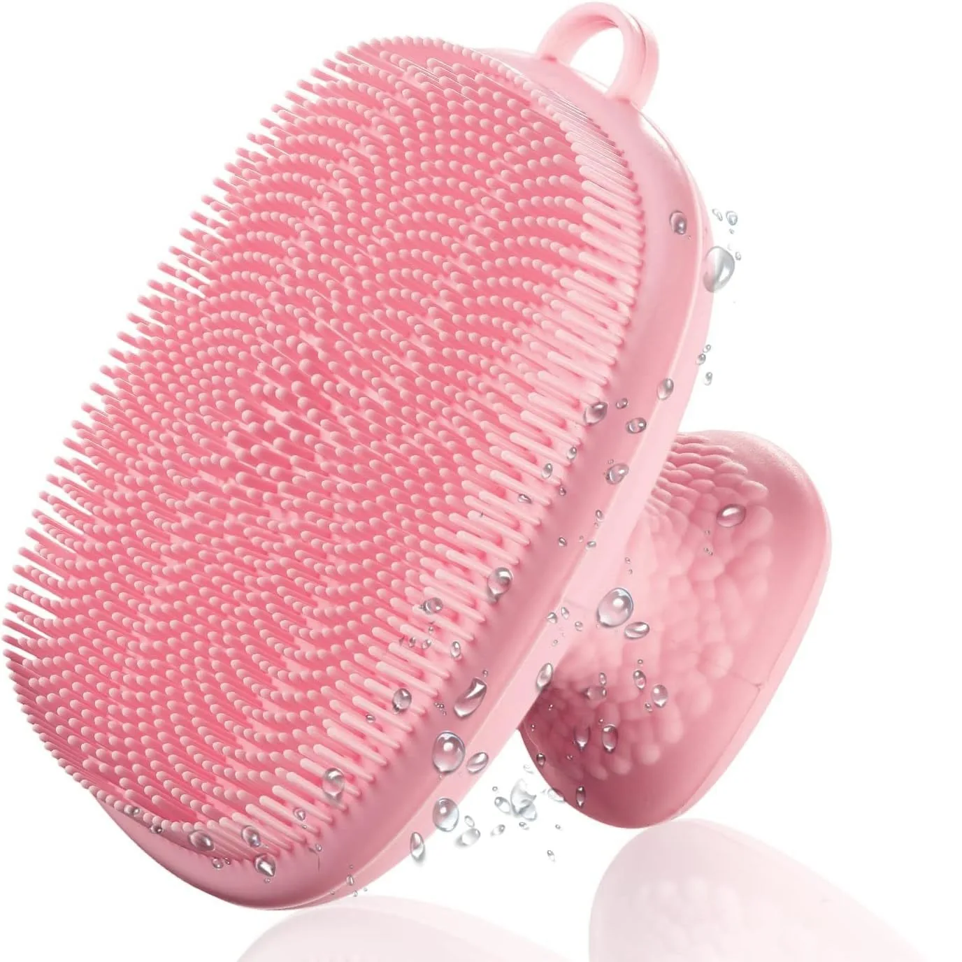 Facial Cleansing Brush Silicone Face Scrubber for Men and Women Manual Skin Care