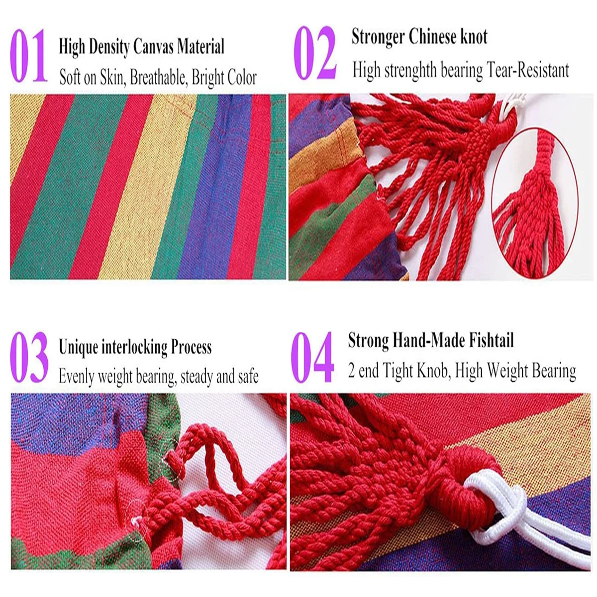 Double Cotton Canvas Hammock 4