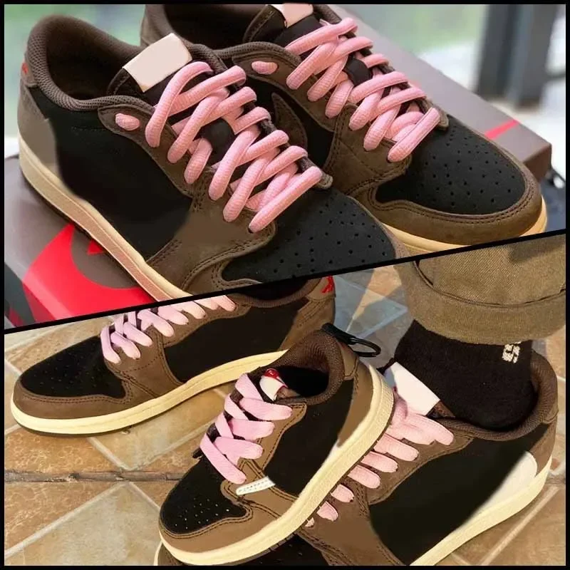 Lace Cactus Jacks 1s Cactus Jack Pink Travis Scott Laces Travis