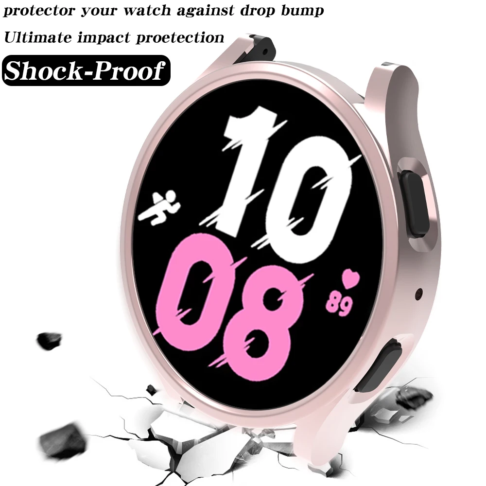 All-Around Protective Matte Watch Cover with PC Bumper Shell