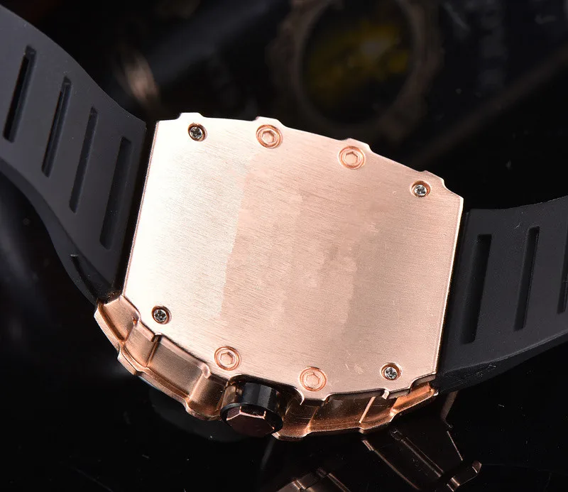 2022 Men's Watch RM Luxury Watches Casual Automatic Calendar Men's Watch Sports Quartz Chronograph