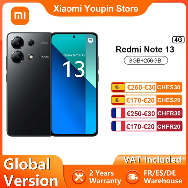 Xiaomi Redmi Note 13 4G Smartphone Global Version 6.67'' AMOLED 120Hz 108MP  rear triple camera Snapdragon 685 processor 5000 mAh - AliExpress