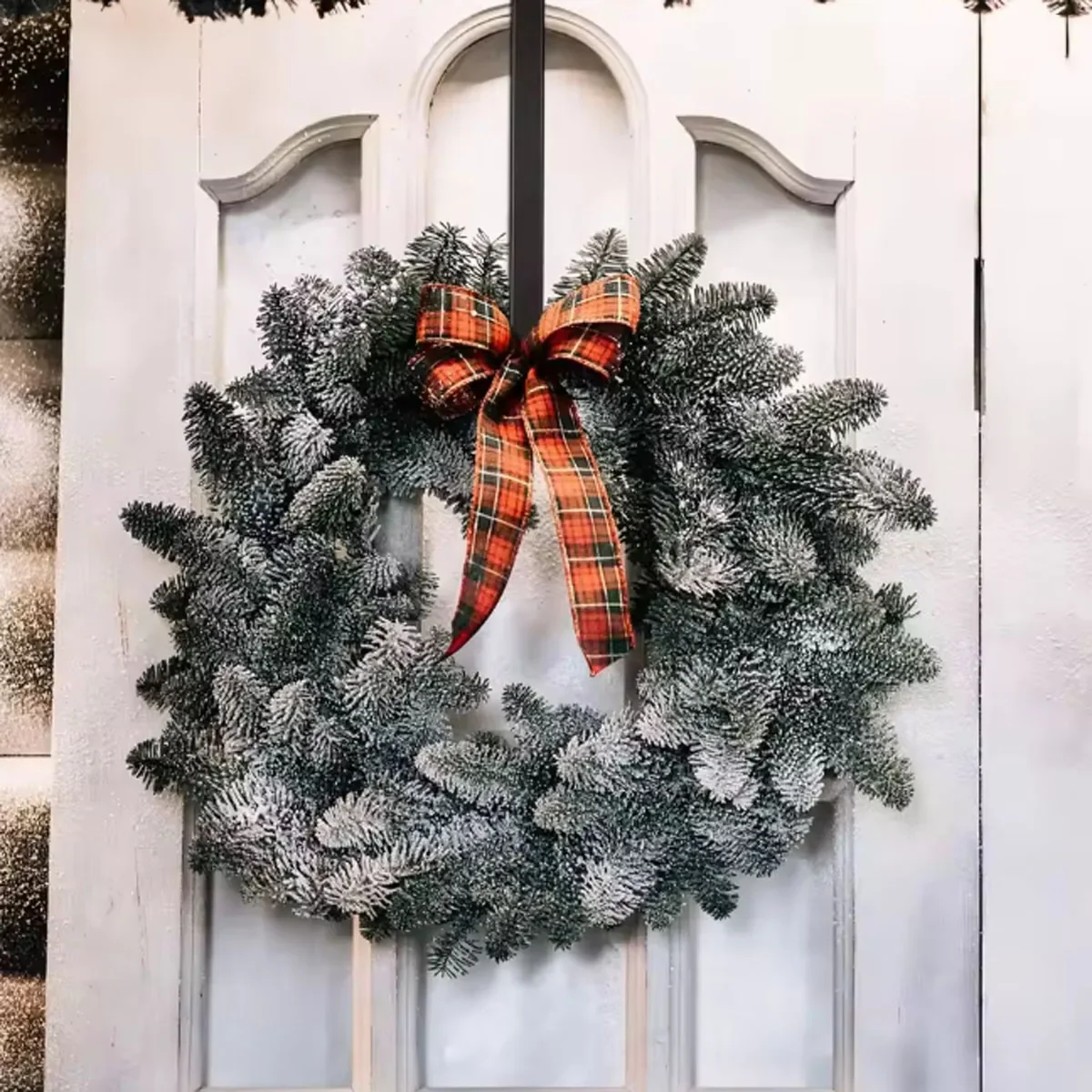Christmas Wreath Hook Metal Door Hanger