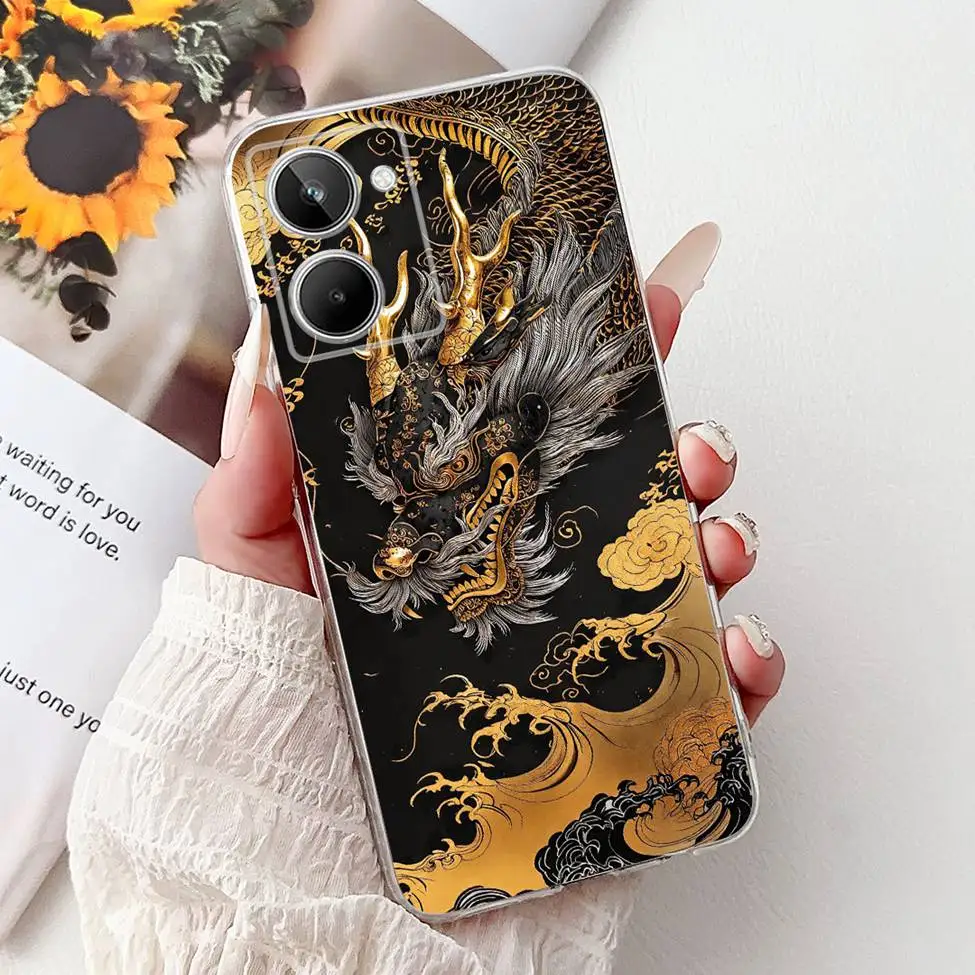 Clear Cute Cat and Floral Design Soft Back Cover - Stylish Protective Bumper Case