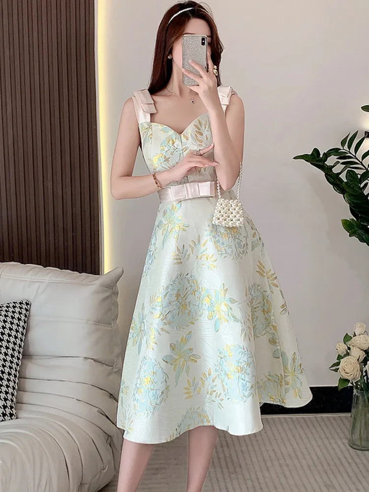 Summer Sexy French Design Slim Sheath Dress Women