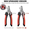 Pet Nail Clippers with Sickle Dog Cat Nail Trimmer Labor and Time Saving Stainless Steel Manicure Scissors Pet Grooming Supplies 5