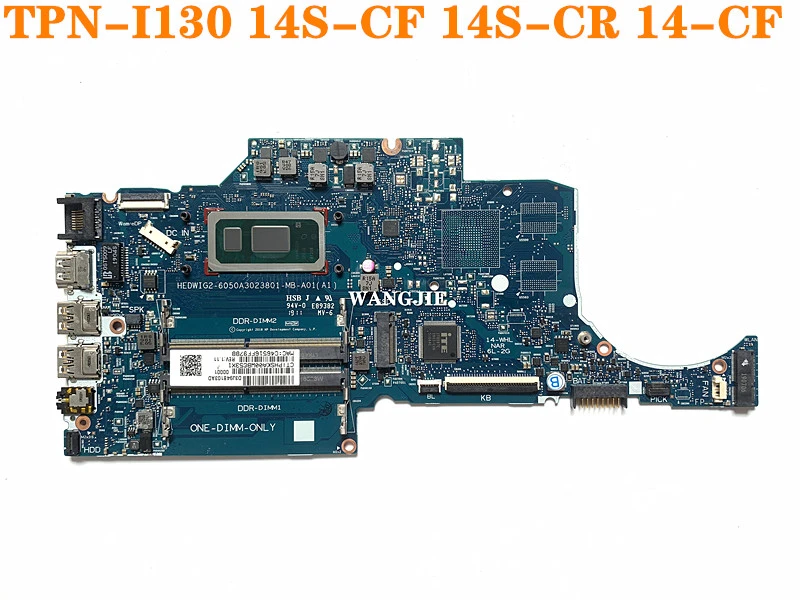 best desktop motherboard For HP TPN-I130 14S-CF 14S-CR 14-CF 14S-CS 348 G5 Laptop Motherboard 6050A3023801 L38210-601 L38210-001 With i5-8265U CPU DDR4 motherboard pc