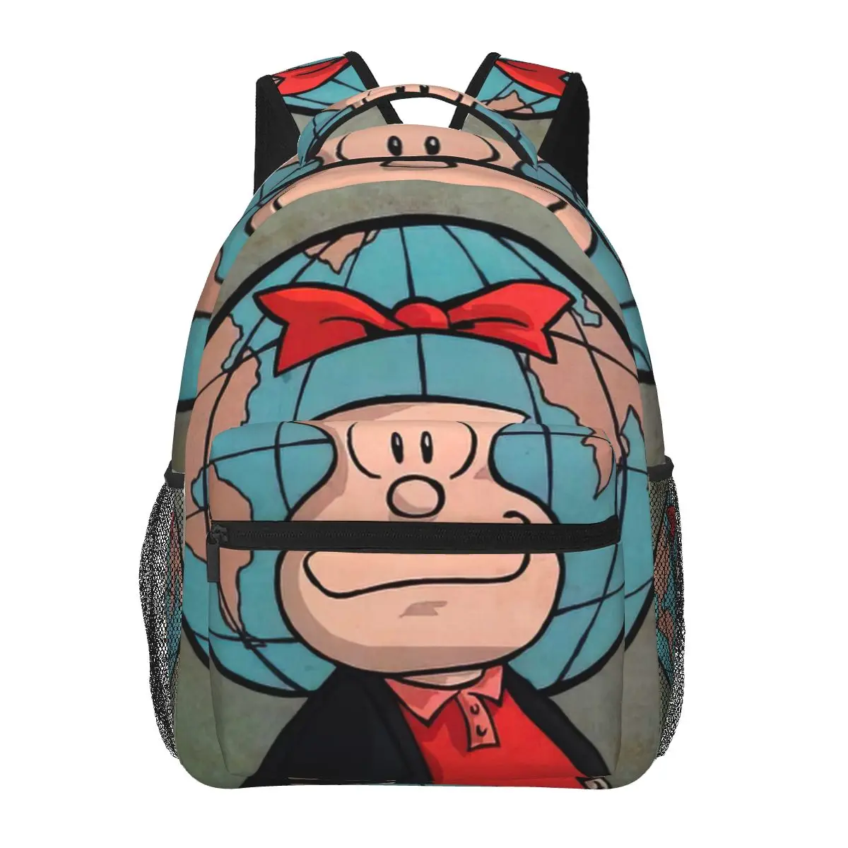 

Рюкзак Mafalda для девочек и мальчиков, дорожные рюкзаки для подростков, школьная сумка