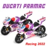 Maisto 1:18 2022 GP Racing Ducati Pramac Racing Die Cast Vehicles Collectible Motorcycle Model Toys 1