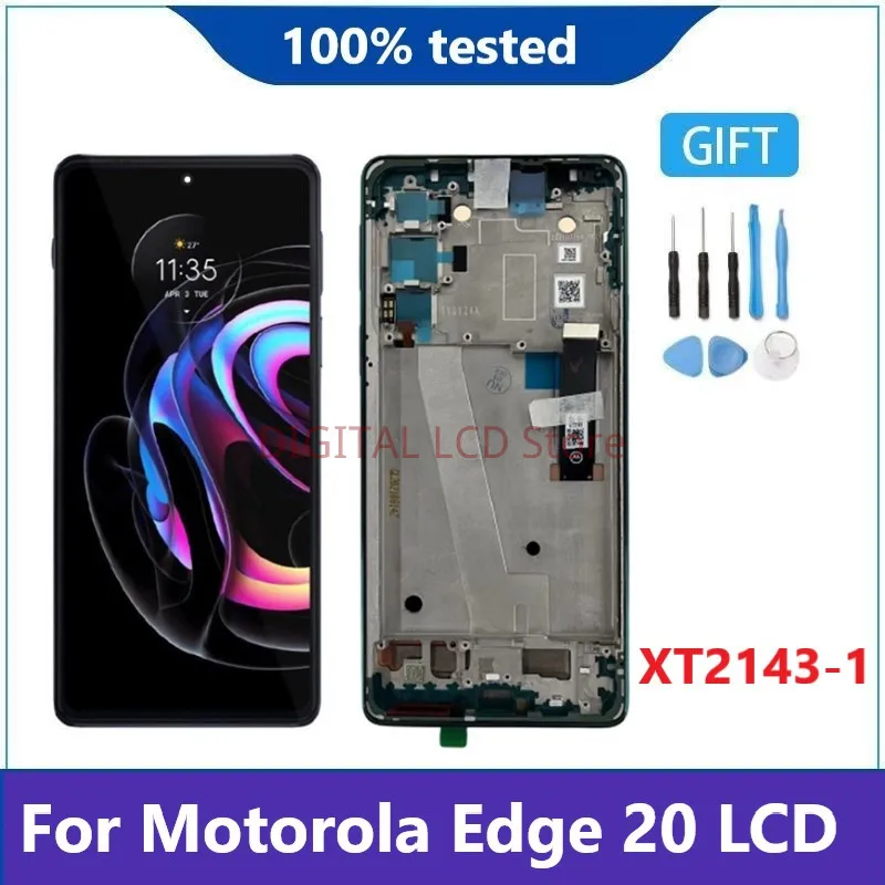 XT2143-1 Original 6.7'' OLED For Motorola Edge 20 LCD