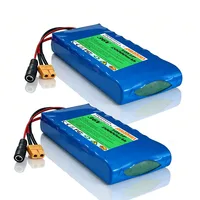 Batterie Li-Ion 36V 20Ah 18650 avec protection BMS pour trottinette électrique, avec port XT60/DC, chargeur de trottinette électrique 42V 2A gratuit 3