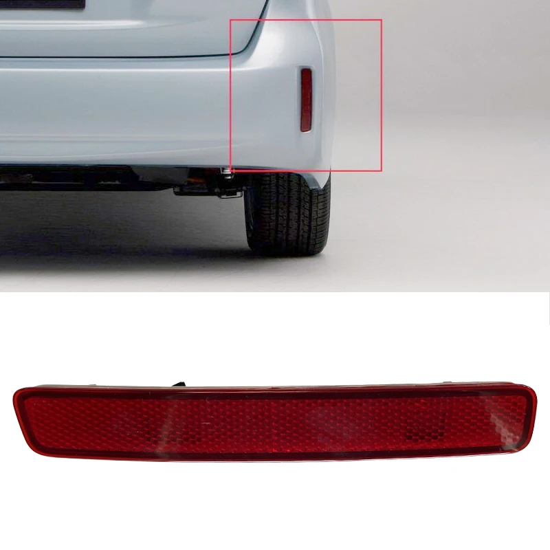 

8191047010 TO1185106 Rear Bumper Right Reflector Tail Light Red Lens Fit for Toyota Prius V 2012-2017 Scion tC 2014-2016