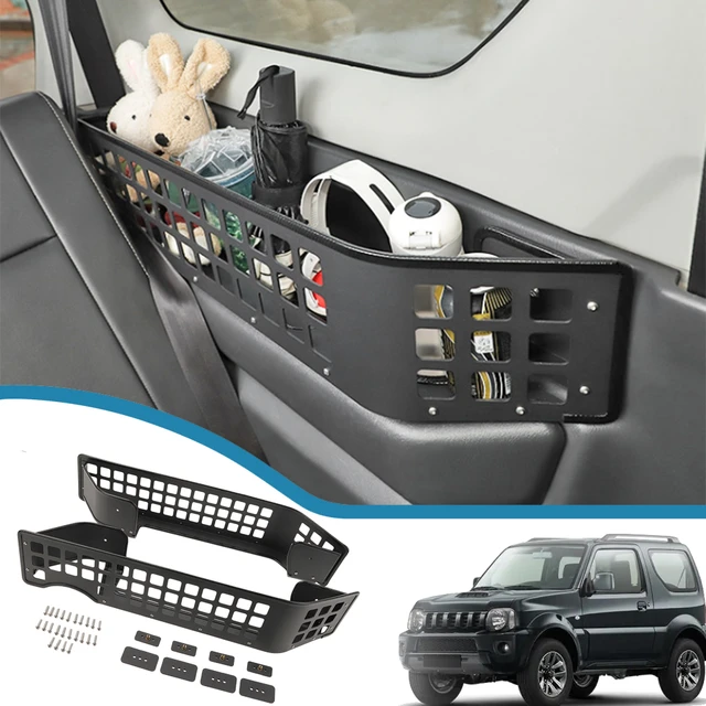 Auto Kofferraum Seite Aufbewahrung sbox Veranstalter multifunktion ale  Halterung Verstauen Aufräumen für Suzuki Jimny 2014-2018 Innen zubehör -  AliExpress