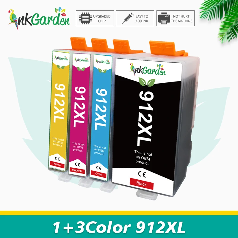 Cartucho de tinta 912XL para impresora HP 912 XL HP912 Compatible OfficeJet