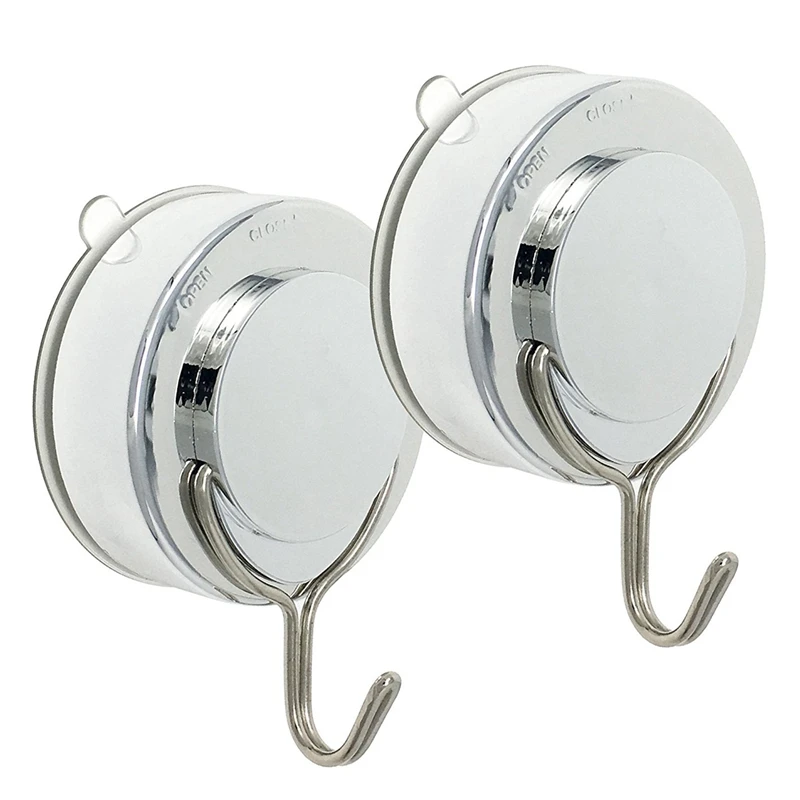

Suction Hook 4 Pack Vacuum Suction Cup Hooks,Holds Up To 18Lb Suction Cup Wall Hooks,Kitchen And Bathroom Hangers