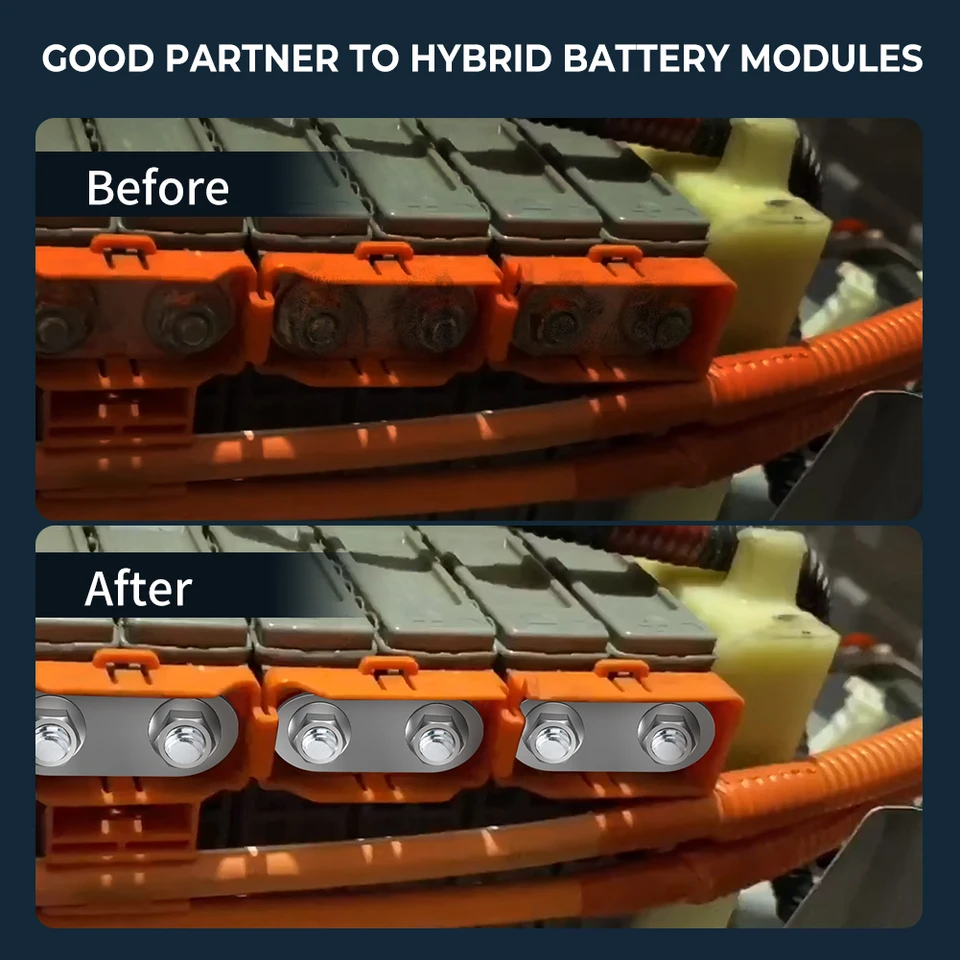 26-Set Hybrid Battery Bus Bars With Nuts For 2004-2015 Toyota Prius (Stainless Steel)