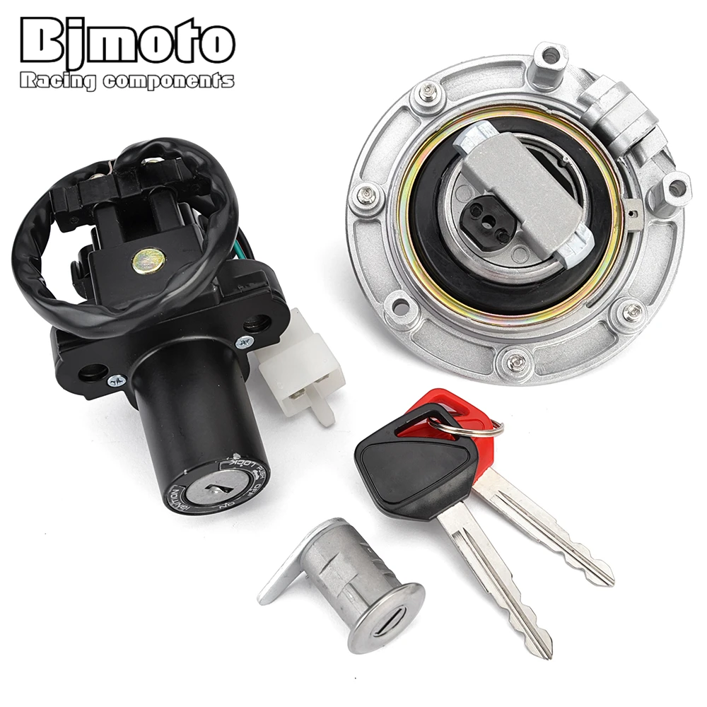 Ignition Switch Fuel Gas Cap Seat Lock Key Kit for Honda CB900 CB919 Hornet CBF500 CBF600 Naked CBF600S ABS CBF1000