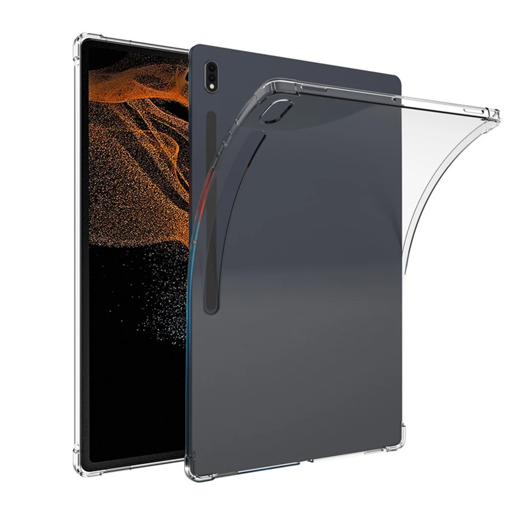 Tablet Case For Samsung Galaxy Tab S8 Plus Ultra 11 12.4 14.6 2022 X700 X706 X800 X806 X900 Soft Silicone Shell Shockproof Cover_voghion.com